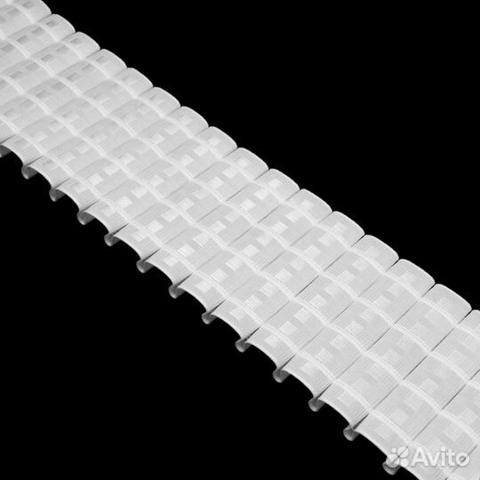 100м Многокарманная шторная лента тесьма тканая