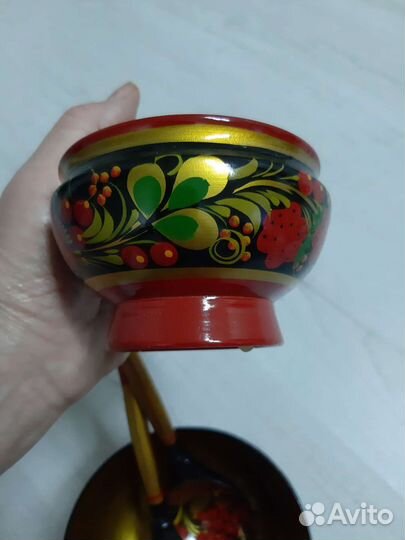 Салатник, миска хохлома