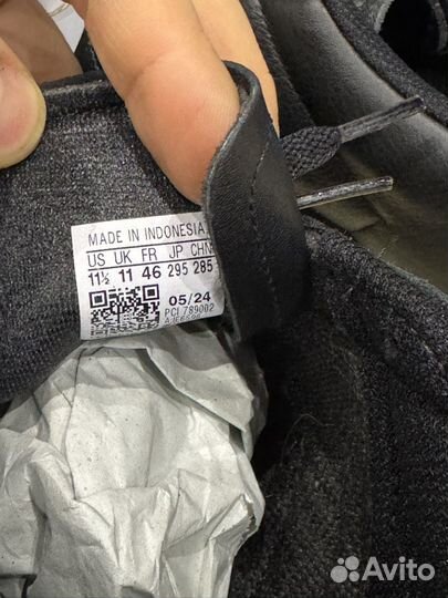 Кроссовки adidas K 74 unisex, черный, 46 размер