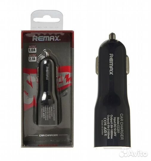 Азу USB Car Charger Remax CC-201 (2xUSB/2.1A)