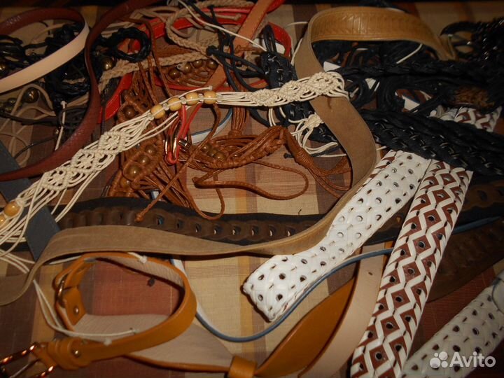 Ремни женские кожа, текстиль, экокожа