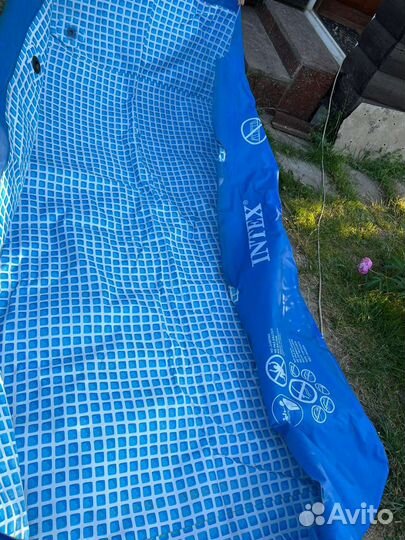 Каркасный бассейн прямоугольный бу