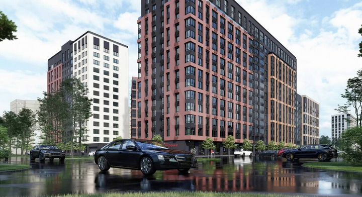 Квартира-студия, 26,7 м², 6/15 эт.