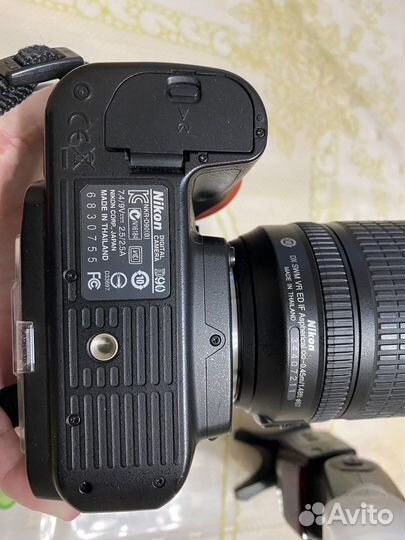Фотоаппарат nikon d90 (полный комплект)