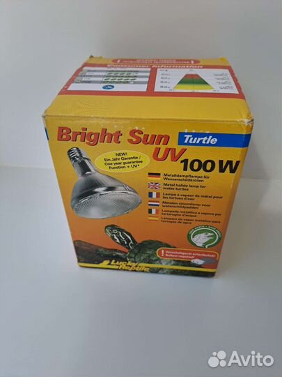 Уф лампа для водных черепах Lucky Reptile