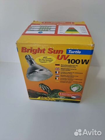 Уф лампа для водных черепах Lucky Reptile