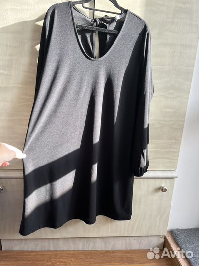 Платье женское черное 48