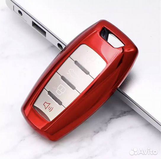 Чехол на не выкидной ключ TPU Haval Dargo, Jolion, F7, F7x red