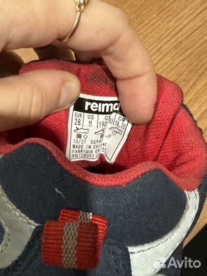 Reima ботинки 28