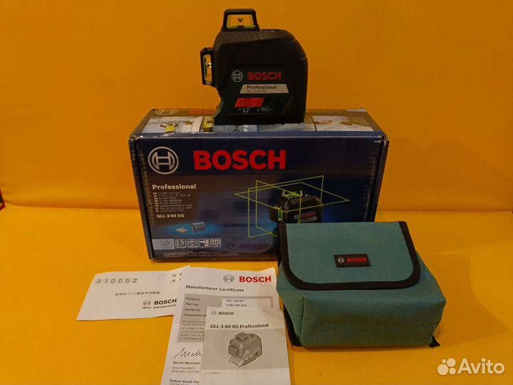 Лазерный нивелир Bosch GLL 3-60 XG