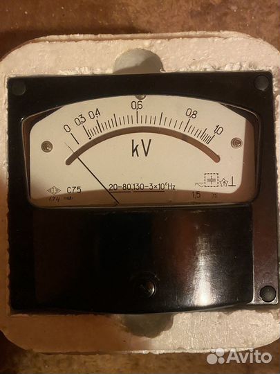 Вольтметр с75, 1,5кл, СССР