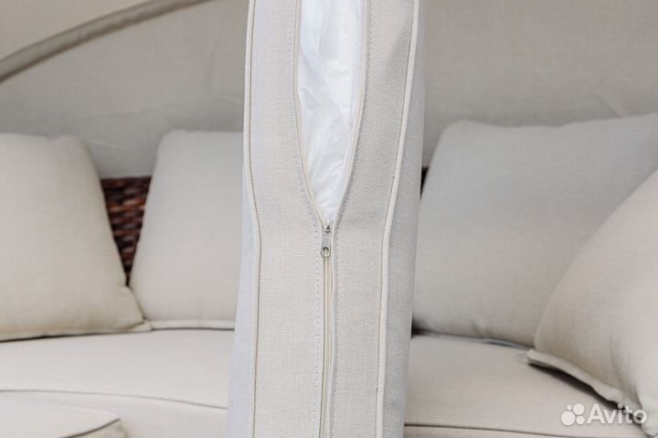 Лежак диван-трансформер Violetta. Ротанг