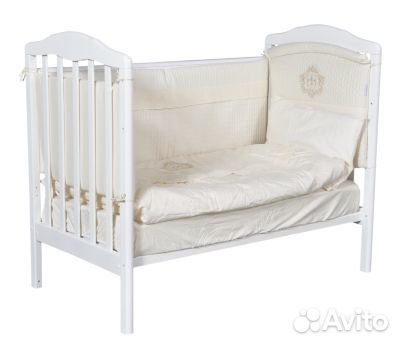 Кроватка Алита-2, слоновая кость, венге