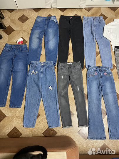 Вещи пакетом на девочку 140 146