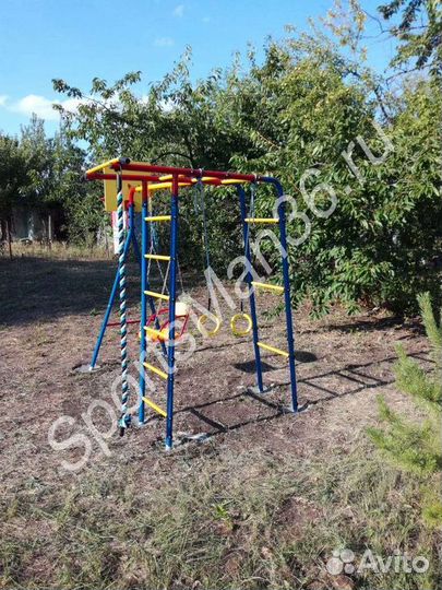 Детский уличный комплекс Дачный Эконом с кольцом