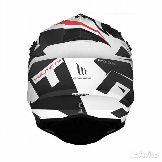 Мотошлем MT MX802 falcon crus C1 Black