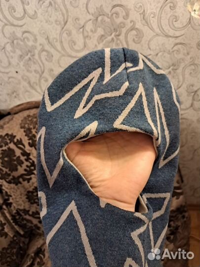 Шапка шлем детская, 52-54