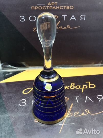 Колокольчик Чехословакия стекло