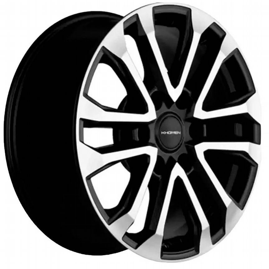 Диски Khomen KHW1805 7.5x18 6x139.7 ET46 D67.1 Black-FP