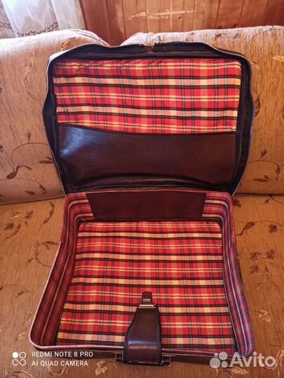 Чемодан кожа ретро СССР