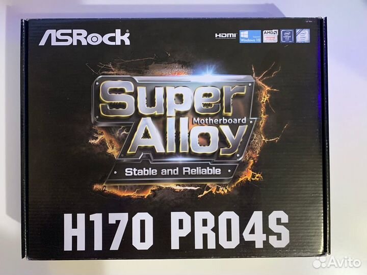 Материнская плата Asrock H170 pro4s LGA 1151 новая