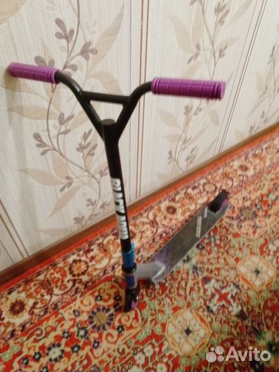 Трюковой самокат Black Aqua фиолетовый