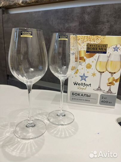 Фужеры бокалы богемия