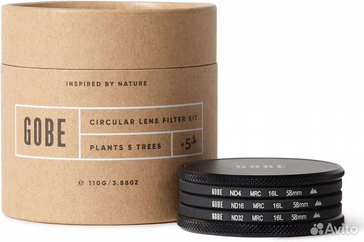 Набор ND фильтров Gobe 58mm