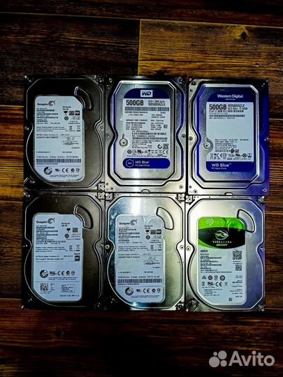 HDD диски - 500 GB/ 1 TB/ и SSD носители - 240 GB