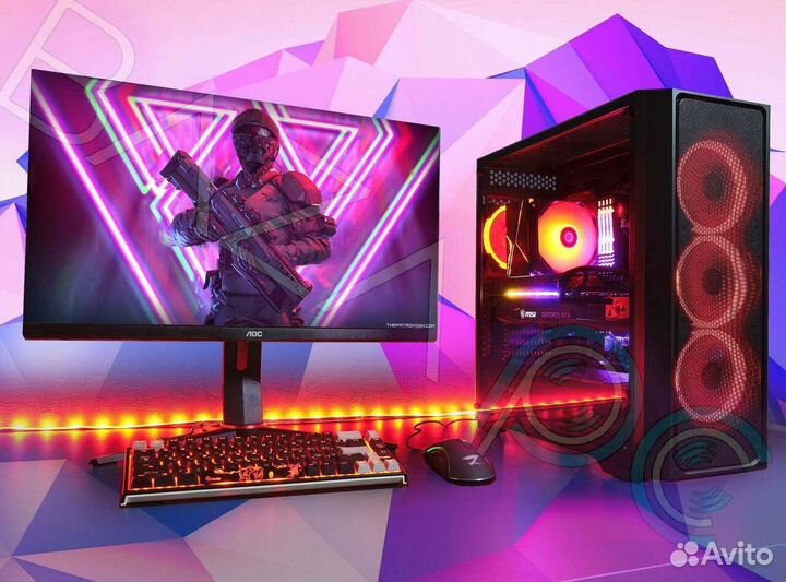 Мощный игровой пк Intel i5 13500F / RTX 3050