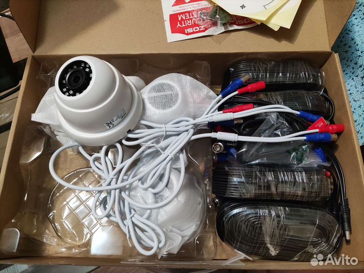 Комплект видеонаблюдения 4 камеры