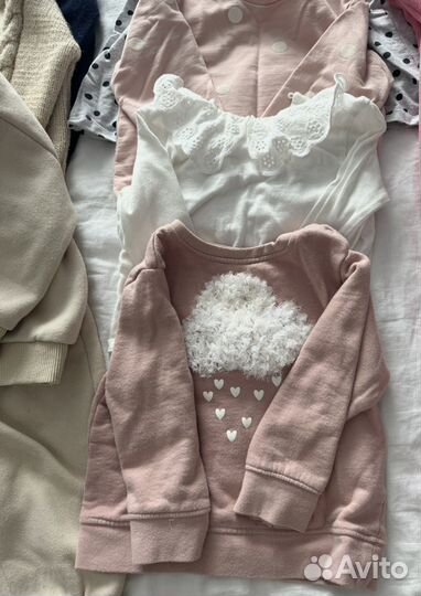 Продано, на доставке. Вещи пакетом для девочки