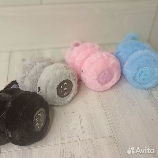 Плюшевые Bluetooth-наушники с ушками беспроводные
