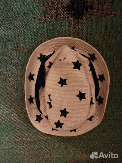 Соломенная шляпа детская