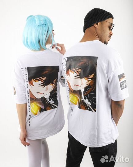Футболки с аниме принтом