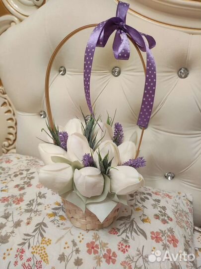 Мыльные букеты