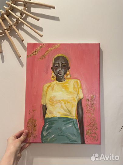 Картина мулатка