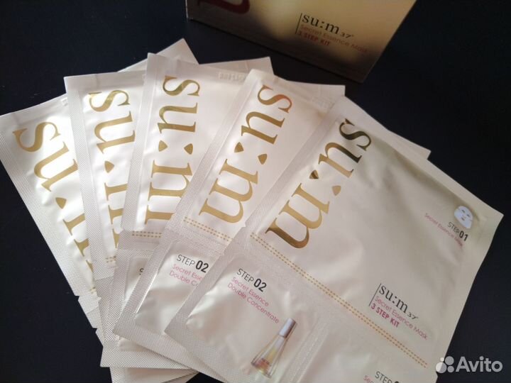 3-х этапная маска для лица корейская косметика