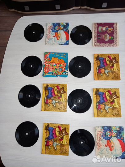 Виниловые пластинки мини подарочные