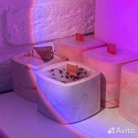 Ароматическая свеча ручной работы