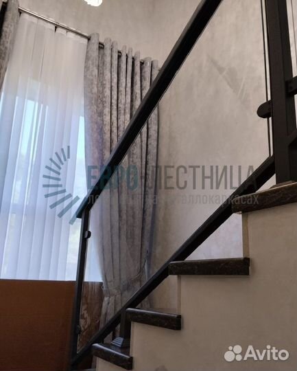 Стеклянные перила для лестниц