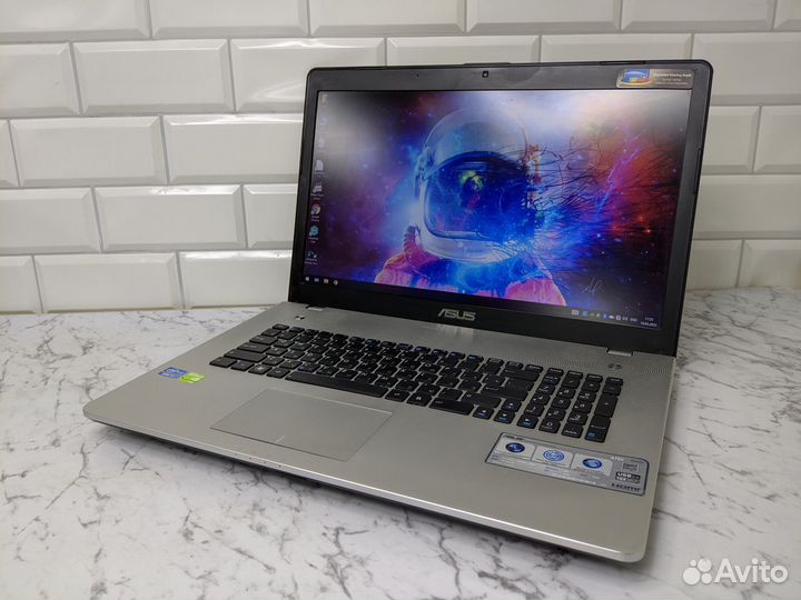Ноутбук Asus core i7+SSD+HDD+GT 740M