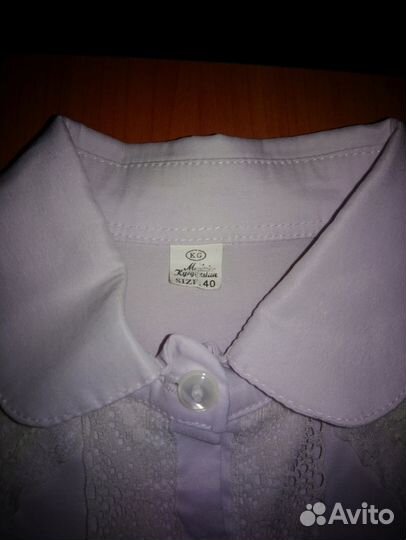 Блузка белая для девочки