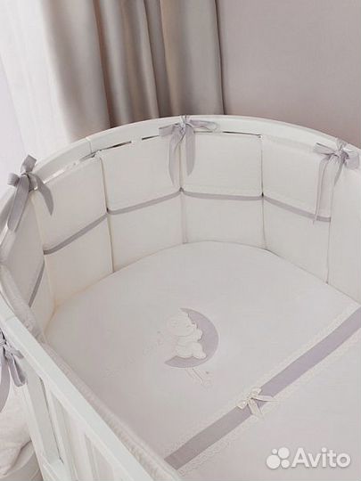 Комплект в кроватку(для овальной) Perina Bonne nui
