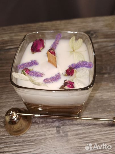 Свечи ручной работы ароматические натуральный воск