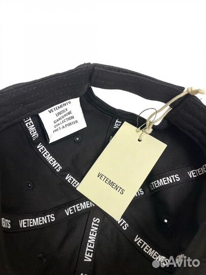 Кепка унисекс Vetements Only Vetements Limited Cap