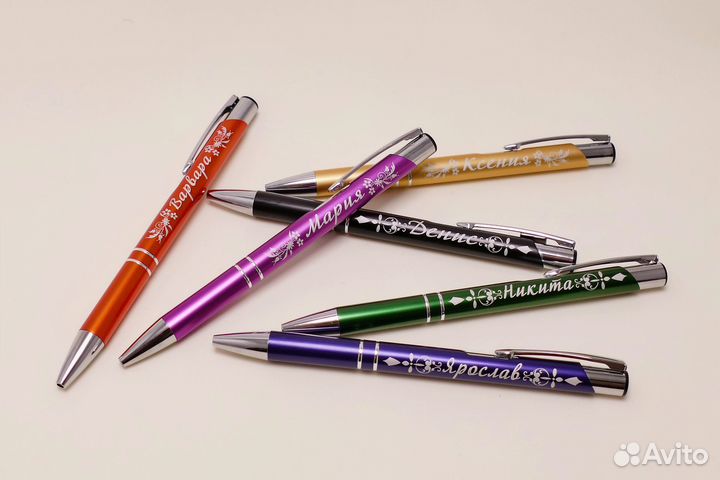 Ручки Именные металл