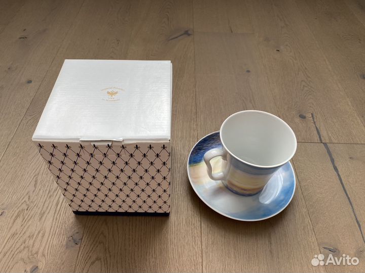 Кружка с блюдцем