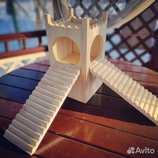 Домик-башня для грызунов или карликовых кроликов