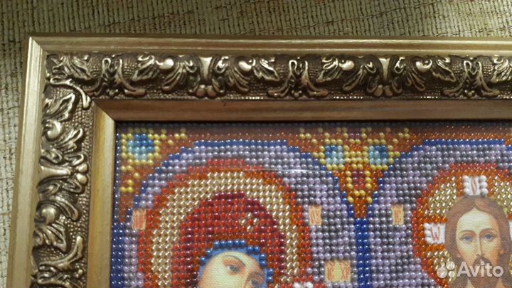 Иконы вышитые бисером и крестиком